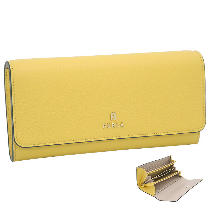  フルラ Furla Camelia カメリア コンチネンタルウォレット Nettare イエロー WP00317_HSF000_1007_NTT00 二つ折り長財布 小銭入れ付 レディース 