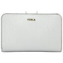 フルラ FURLA BABYLON コンパクト財布 M COLOR CRYSTAL ライトグレー系 PCX9UNO_B30000_1007_CRY00 バビロン 二つ折り コンパクトウォレット レディース 【ギフト ラッピング無料】【楽ギフ_包装】【新品 新作 未使用 正規品】