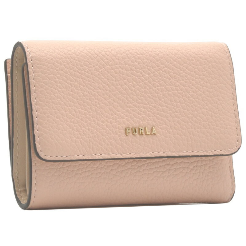 フルラ 小銭入れ レディース フルラ FURLA BABYLON コンパクト財布 S Candy Rose ベージュピンク系 PCZ0UNO_HSF000_1007_BNH00 バビロン 三つ折り ミニ財布 小銭入れ付 レディース 【ギフト ラッピング無料】【楽ギフ_包装】【新品 新作 未使用 正規品】