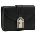 フルラ ミニ財布 レディース フルラ FURLA JUKEBOX コンパクト財布 S NERO ブラック PDV9JBX_AVO000_1007_O6000 超コンパクト 手のひらサイズ 三つ折りミニ財布 レディース 【新品 新作 未使用 正規品】