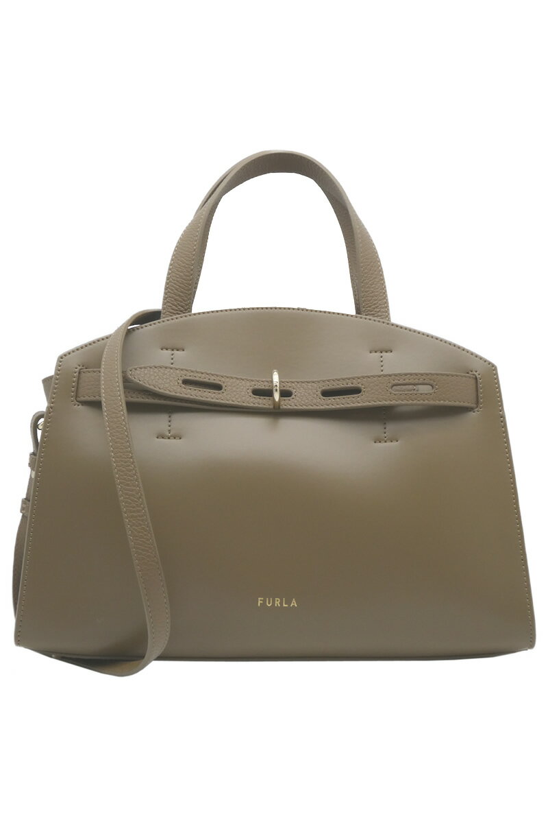 【訳アリ　アウトレット】フルラ FURLA NEW NET トートバッグ M FANGO カーキブラウン系 WB00178_AX0029_1007_FAN00 ニューネット ショルダーバッグ ミディアムサイズ レディース 【新品 未使用 正規品】