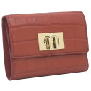 フルラ FURLA 1927 三つ折ウォレット M CHILI OIL レッドオレンジ PCW4ACO_KO0000_1007_0015S 1927 三つ折り コンパクト 財布 三つ折り コンパクト 財布 レディース 