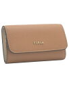 フルラ FURLA BABYLON キーケース MIELE + BALLERINA i ブラウン系+ピンクベージュ系 RAC5UNO_B30000_1007_0244S バビロン 4連 キーケース キーリング付き レディース 【新品 新作 未使用 正規品】