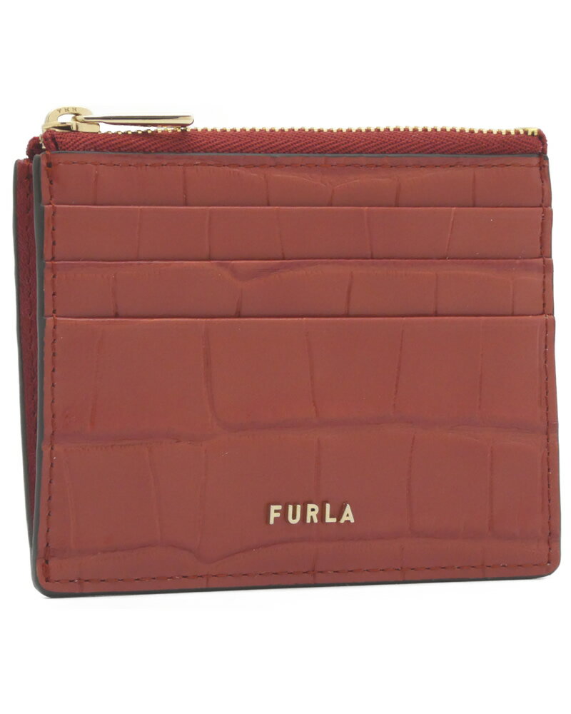 フルラ 革小銭入れ レディース フルラ FURLA BABYLON カードケース S CHILI OIL レッドオレンジ PCZ3UNO_KO0000_1007_0015S バビロン カードケース コインケース 小銭入れ付 レディース 【新品 新作 未使用 正規品】