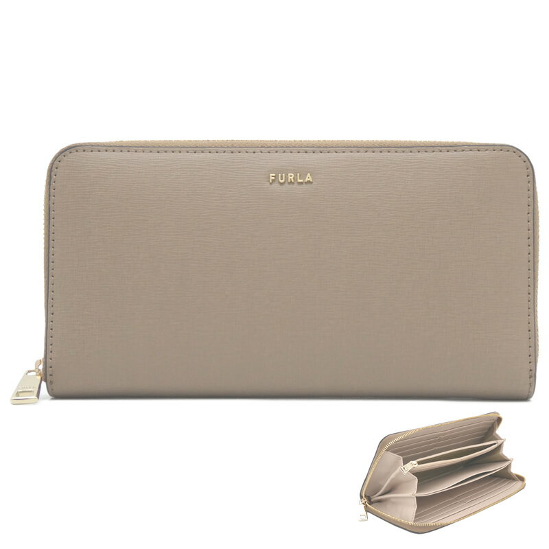 フルラ 長財布 レディース フルラ FURLA BABYLON ジップアラウンド Xl GREIGE+BALLERINA i int. グレージュ＋ピンクベージュ系 PCX7UNO_B30000_1007_1569S バビロン ラウンドファスナー 長財布 レディース 【新品 新作 未使用 正規品】