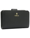 フルラ ミニ財布 レディース フルラ FURLA MAGNOLIA コンパクト財布 M NERO ブラック WP00193_AX0732_1007_O6000 マグノリア 二つ折り L字ファスナー ミニ財布 レディース 【新品 新作 未使用 正規品】