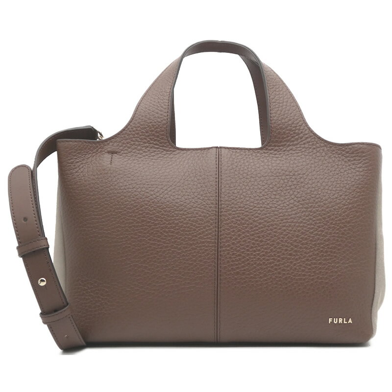 フルラ FURLA ELSA トートバッグ M PRALINE+EARTH ブラウン系 WB00571_BX1213_1007_1597S エルサ 2WAY ハンドバッグ レディース 【新品 新作 未使用 正規品】