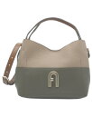 フルラ FURLA PRIMULAショルダーバッグ S SALVIA c+GREIGE+COGNAC h カーキ系+グレージュ WB00507_BX0642_9035_1570S プリムラ スモール ホーボーバッグ レディース 