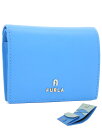 フルラ FURLA LUNA コンパクト財布 S CERULEAN+MINTY ブルー WP00295_BX1738_1007_2034S ルナ 2つ折りウォレット Sサイズ レディース 【新品 新作 未使用 正規品】