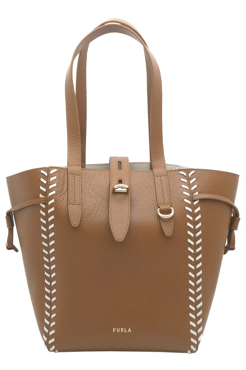 フルラ FURLA NET トートバッグ M COGNAC h+MARSHMALLOW ブラウン BZT0FUA_BX1485_1007_1997S ネット ショッピングバッグ ミディアムサイズ レディース 【新品 新作 未使用 正規品】