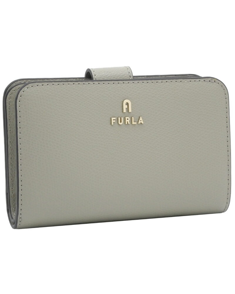 【2023年秋冬 新作】 フルラ FURLA CAMELIA コンパクト財布 M MARMO c グレー系 WP00314_ARE000_1007_M7Y00 カメリア 2つ折りウォレット レディース 【新品 新作 未使用 正規品】