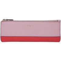 1/28入荷 フルラ FURLA バビロン ペンケース 2020年春夏新作 EBM6 B30 Q38 1064012 BABYLON XL PEN CASE ROSA CHIARO h+FUOCO h ライトピンク+オレンジレッド レディース【ギフト ラッピング無料】【楽ギフ_包装】【新品 新作 未使用 正規品】