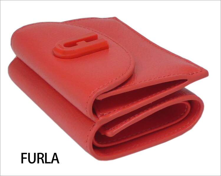 フルラ FURLA 1927 スモール 財布 トライフォールド ウォレット PDI3 ARE 09A 1056376 1927 S TRI-FOLD FUOCO h オレンジレッド レディース ミニ 超コンパクト 手のひらサイズ【ギフト ラッピング無料】【楽ギフ_包装】【新品 新作 未使用 正規品】