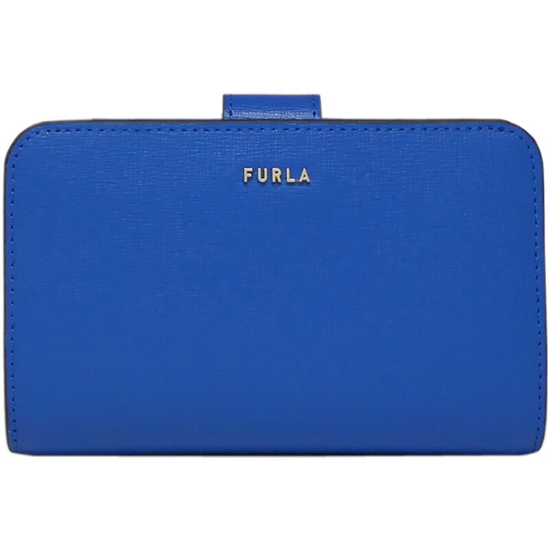FURLA フルラ バビロン コンパクトウォレット 2020-21年秋冬新作 二つ折り 財布 PCX9UNO_B30000_1007_GH700 BABYLON M COMPACT WALLET BLUETTE i ブルー レディース【ギフト ラッピング無料】【楽ギフ_包装】【新品 新作 未使用 正規品】