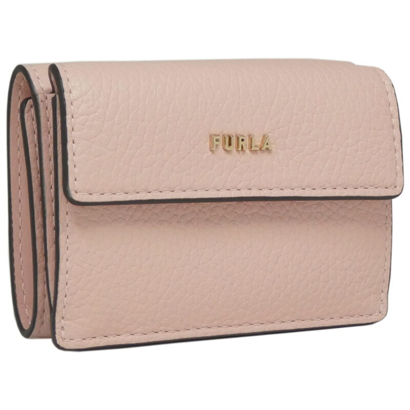 FURLA フルラバビロン スモールウォレット ミニ財布 PCY9UNO_HSF000_1007_1BR00 BABYLON S COMPACT WALLET CANDY ROSE ベージュピンク系 レディース 超コンパクト 手のひらサイズ【楽ギフ_包装】【新品 新作 未使用 正規品】