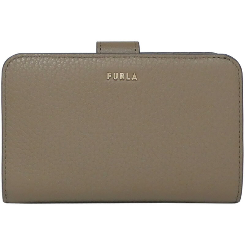 1/20入荷 FURLA フルラ バビロン コンパクトウォレット 2021年春夏新作 二つ折り 財布 PCX9UNO_HSF000_1007_FAN00 BABYLON M COMPACT WALLET FANGO ブラウン系 レディース【ギフト ラッピング無料】【楽ギフ_包装】【新品 新作 未使用 正規品】