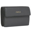 フルラ ミニ財布 レディース FURLA フルラバビロン スモールウォレット ミニ財布 PCY9UNO_HSF000_1007_G1R00 BABYLON S COMPACT WALLET ASFALTO g ダークグレー レディース メンズ 超コンパクト 手のひらサイズ【楽ギフ_包装】【新品 新作 未使用 正規品】