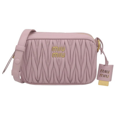 ミュウミュウ MIUMIU マテラッセレザー ショルダーバッグ 5BH118_N88_F0E18_V_WOM MATELASSE' ALABASTRO ピンク miumiu 斜め掛け ショルダーバッグ レディース 【新品 新作 未使用 正規品】