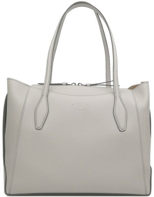 トッズ TOD'S トートバッグ ミディアム A4対応 XBWAOSA0300RIAB220 レザー製 ショルダーバッグ ショッピング バッグ ライトグレー系 レディース 【ギフト ラッピング無料】【楽ギフ_包装】【新品 新作 未使用 正規品】