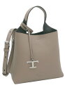 トッズ TOD'S レザー バッグ ミニ XBWAPAA9100QRI036F tods ハンドバッグ 2way ショルダーバッグ ナチュラル+ブラック レディース 【新品 新作 未使用 正規品】