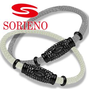 SORIENO NEW(ソリエノ)ブレスレット(ガンメタ) スポーツブレスレット 健康 ネックレス パフォーマンスアップ 肩こり 疲労回復 抗菌防臭効果 超撥水加工 MLBの舞台に プロ野球選手 プロゴルファー ギフト