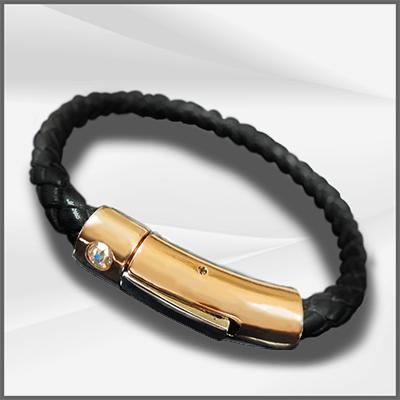 SORIENO(ソリエノ)αLeather ブレスレット(Sシリーズ ピンクゴールド) スポーツブレスレット 健康ブレスレット