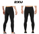 2XU（ツー・タイムズ・ユー） MA5394B-BLKNRO-XS 2XU メンズ コンプレッションウェアツータイムズユー サーマルコンプレッションタイツ（BLK/NRO・サイズ：XS） 2XU MENS THERMAL COMPRESSION TIGHTS