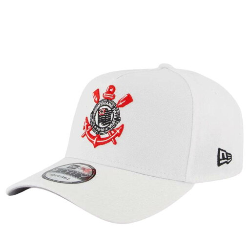 コリンチャンス公式エンブレム刺繍キャップ CORINTHIANS NEW ERA 9FORTY 帽子 ホワイト コリンチャンス公式エンブレム刺繍キャップ CORINTHIANS NEW ERA 9FORTY 帽子 ホワイト