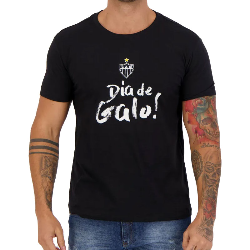 アトレチコミネイロ公式デザインTシャツ Dia de Galo！【ATLETICO MINEIRO】ブラック