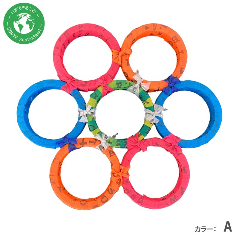 ボンフィン2WAYトリベット鍋敷き フラワー マルチ SORTEサステナブル