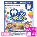 【送料無料】 骨キッズカルシウム チョコレート風味 【2袋組】■ ファイン カルシウム ミネラル 鉄 鉄分 ビタミン ビタミンB群 骨補給 牛乳嫌い カルシウム不足 乳製品アレルギー 栄養成分 成長期 サポート 食生活 バランス チョコ味 ホット アイス 手軽 溶かすだけ 美味しい