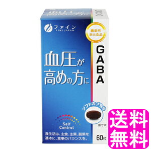 【送料無料】 機能性表示食品 GABA ■ ファイン 健康維持 ギャバ DHA EPA ソフトカプセル