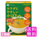 楽天送料　商店【送料無料】 LOHASOUP カラダにやさしいかぼちゃポタージュ 【2箱組】【一度開封後平たく再梱包】■ ファイン ロハスープ 体に優しいポタージュ かぼちゃスープ 動物性原料不使用 香料不使用 着色料不使用 化学調味料不使用 無添加 インスタント