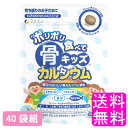 【送料無料】 骨キッズカルシウム タブレット チョコレート風味 【40袋組】■ ファイン カルシウム ミネラル 鉄 鉄分 ビタミン 牛乳嫌い カルシウム不足 栄養成分 成長期 サポート 食生活 バランス チョコレート味 チョコ味 タブレットタイプ そのまま 置き換え 手軽 外出時