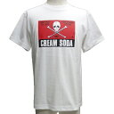 CREAMSODAクリームソーダ CS 角ドクロ TシャツPD00T-01/