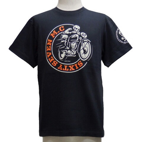 CREAMSODAクリームソーダ CS スカルライダー TシャツPD24T-07/