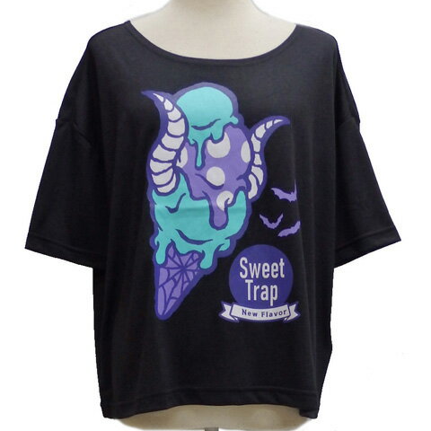 Rakuten - Deorartディオラート TR プリントワイドカットソー[ Devil horn ice ]DRT2506
