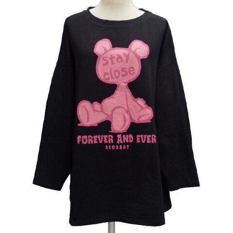 Rakuten - Deorartディオラート ストレッチ天竺 オーバーサイズカットソー[ BEAR NEAR ]DRT2547