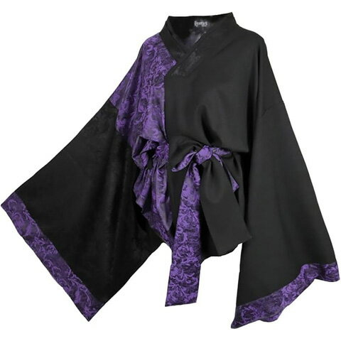 Deorartディオラート [GOTH CHINA] KIMONO風 トップス SET [着物袖・帯付]DRT2858/【送料無料】