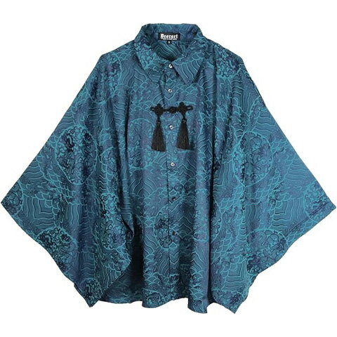 Deorartディオラート 【GOTH CHINA】ワイド五分袖・チャイナシャツ [ 中華柄 ]DRT2840/【送料無料】