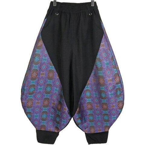 Deorartディオラート 【GOTH CHINA】バルーン ランタンパンツ[中華柄切替え・カンフーパンツ]DRT2816/【送料無料】