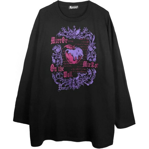 Deorartディオラート オーバーサイズ・プリント ロンT [Dark Apple][Deorart Record]DRTP012/