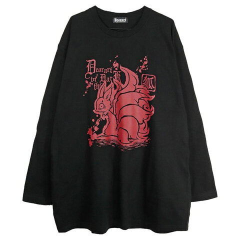 Rakuten - Deorartディオラート オーバーサイズ・プリントロングTシャツ[ キュービ ]DRTP002