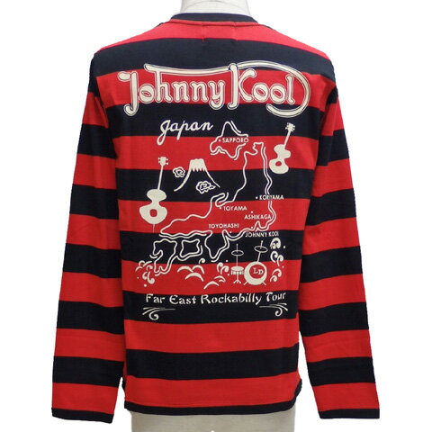 JOHNNY KOOLジョニークール ボーダーロングTシャツ リーバイ＆グレッチ ブラザーズ ツアー JK-8163BLT