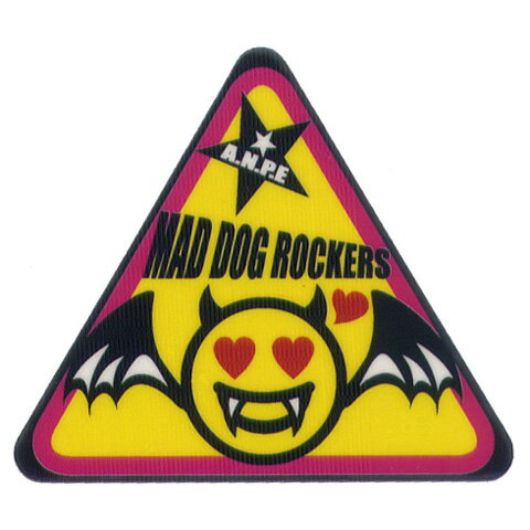 MAD DOG ROCKERSマッドドッグロッカーズ ステッカー[ イービルスマイル ]-MSI-000006