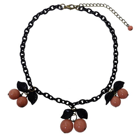 Rakuten - Mew 3ポイントネックレス[ チェリー 12mm×14mm ]-MTNC-1214[ PB/B ]