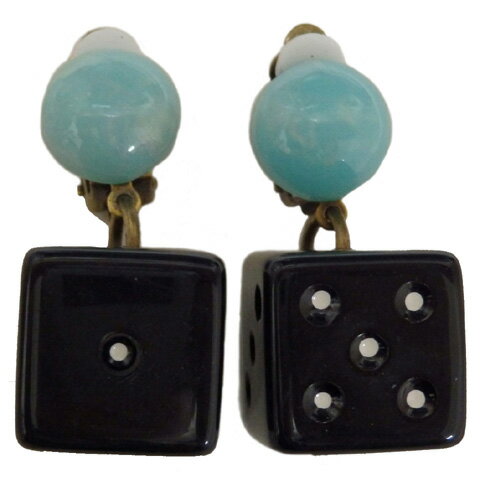 Mew イヤリング[ ダイス ]-MEDDI-001[ BBL/B ]