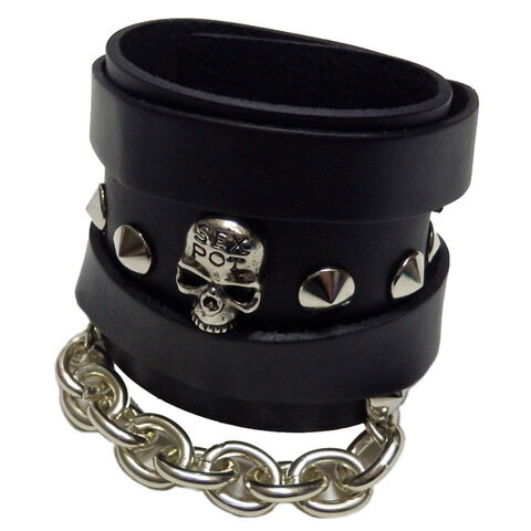 SEXPOTセックスポット BLACK PUNK BELT リストバンドSD27081-101/