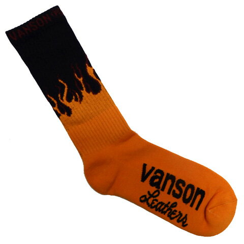 Rakuten - VANSONバンソン ジャガードソックス[ FIRE ]NVSC-2401