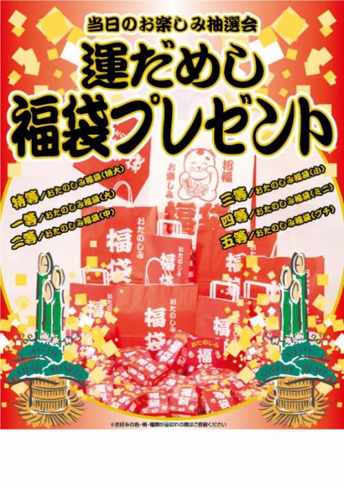 【運だめし福袋プレゼント50人用】イベント　まとめ売り　お正月・干支・福袋